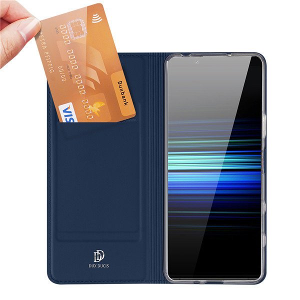 Etui zamykane z klapk� i magnesem Dux Ducis Skin Pro czarny Sony Xperia 5 II / 4