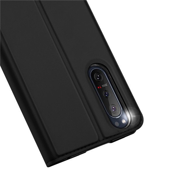 Etui zamykane z klapk i magnesem Dux Ducis Skin Pro czarny Sony Xperia 5 II / 6