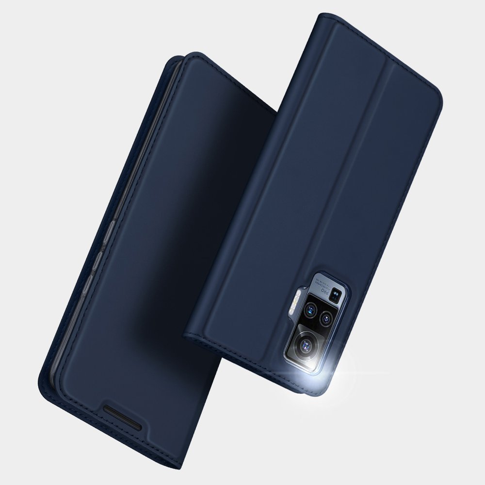 Etui zamykane z klapk� i magnesem Dux Ducis Skin Pro czarny Vivo X51 5G / 11