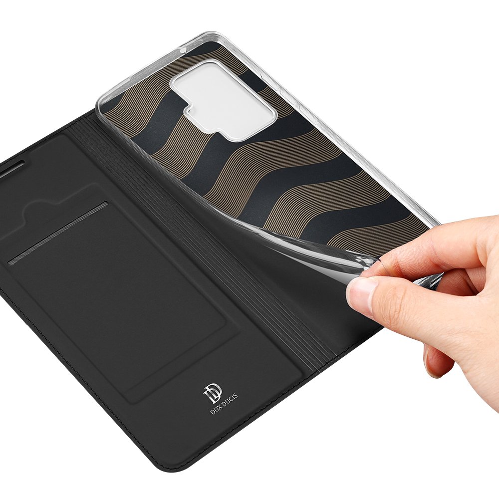 Etui zamykane z klapk� i magnesem Dux Ducis Skin Pro czarny Vivo X51 5G / 8