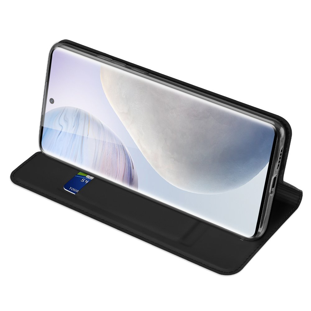 Etui zamykane z klapk� i magnesem Dux Ducis Skin Pro czarny Vivo X60 Pro / 6