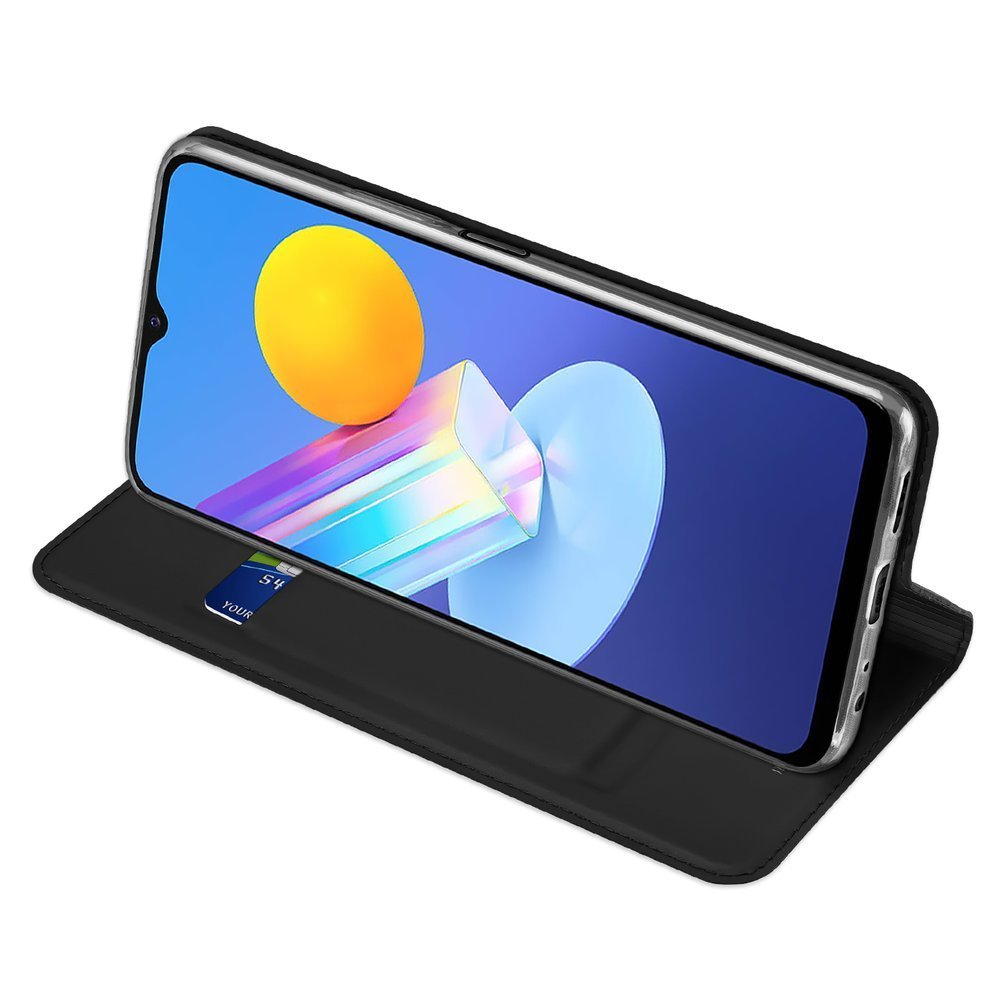 Etui zamykane z klapk� i magnesem Dux Ducis Skin Pro czarny Vivo Y72 5G / 5
