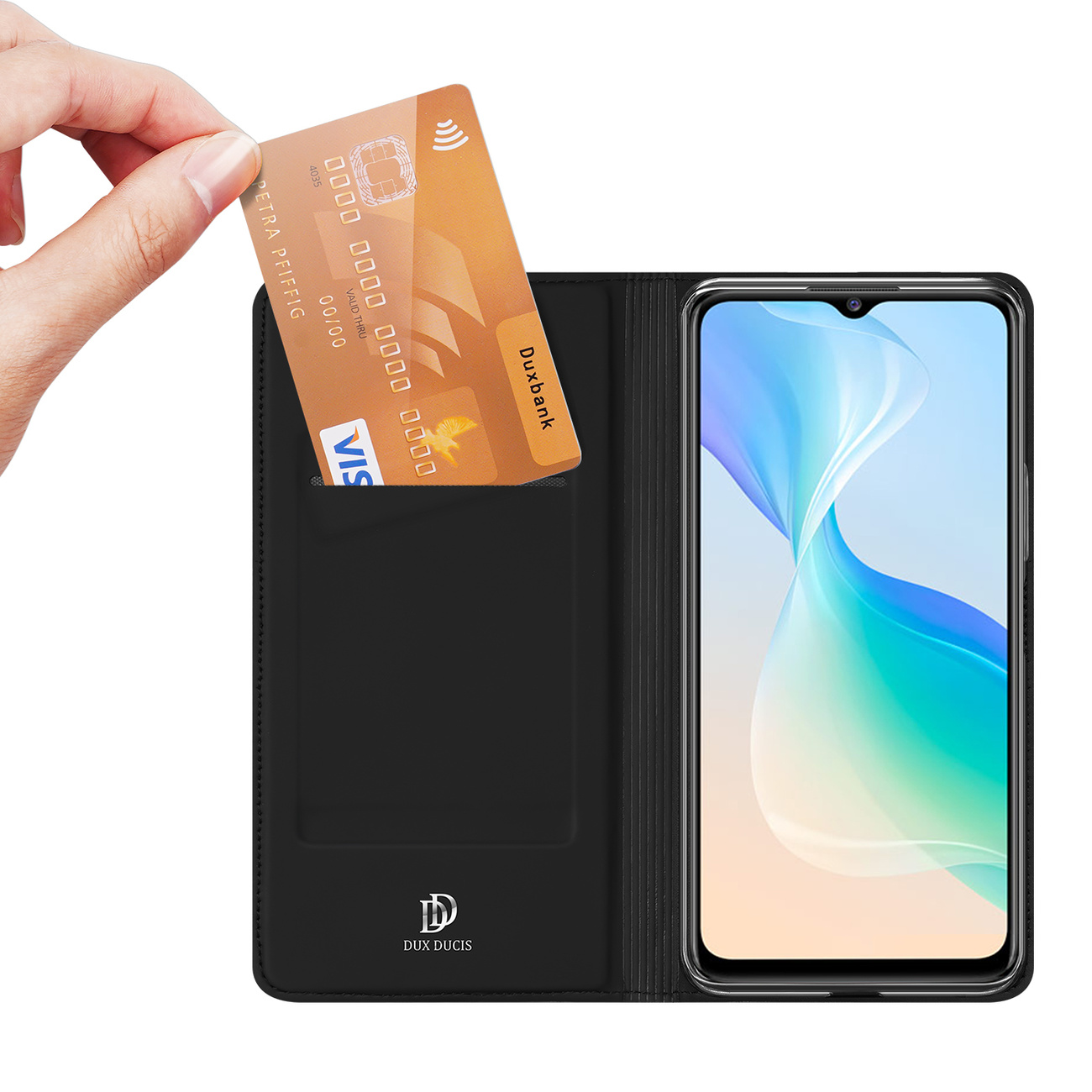 Pokrowiec Dux Ducis Skin Pro czarny Vivo Y76S / 3