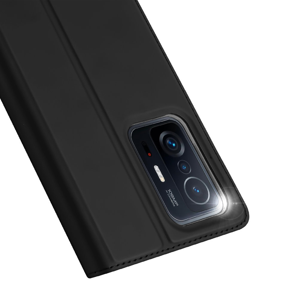 Etui zamykane z klapk i magnesem Dux Ducis Skin Pro czarny Xiaomi Mi 11T / 3