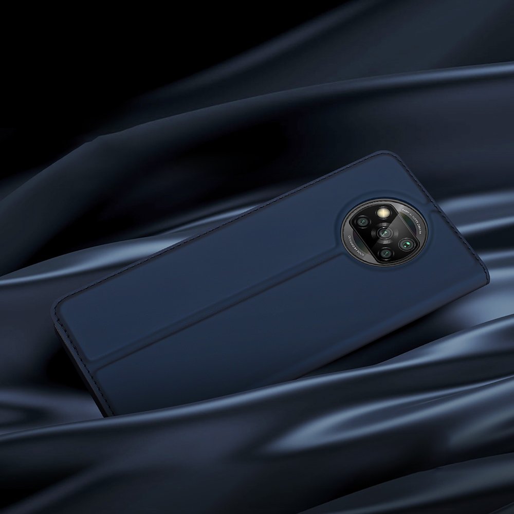 Etui zamykane z klapk� i magnesem Dux Ducis Skin Pro czarny Xiaomi POCO X3 NFC / 10