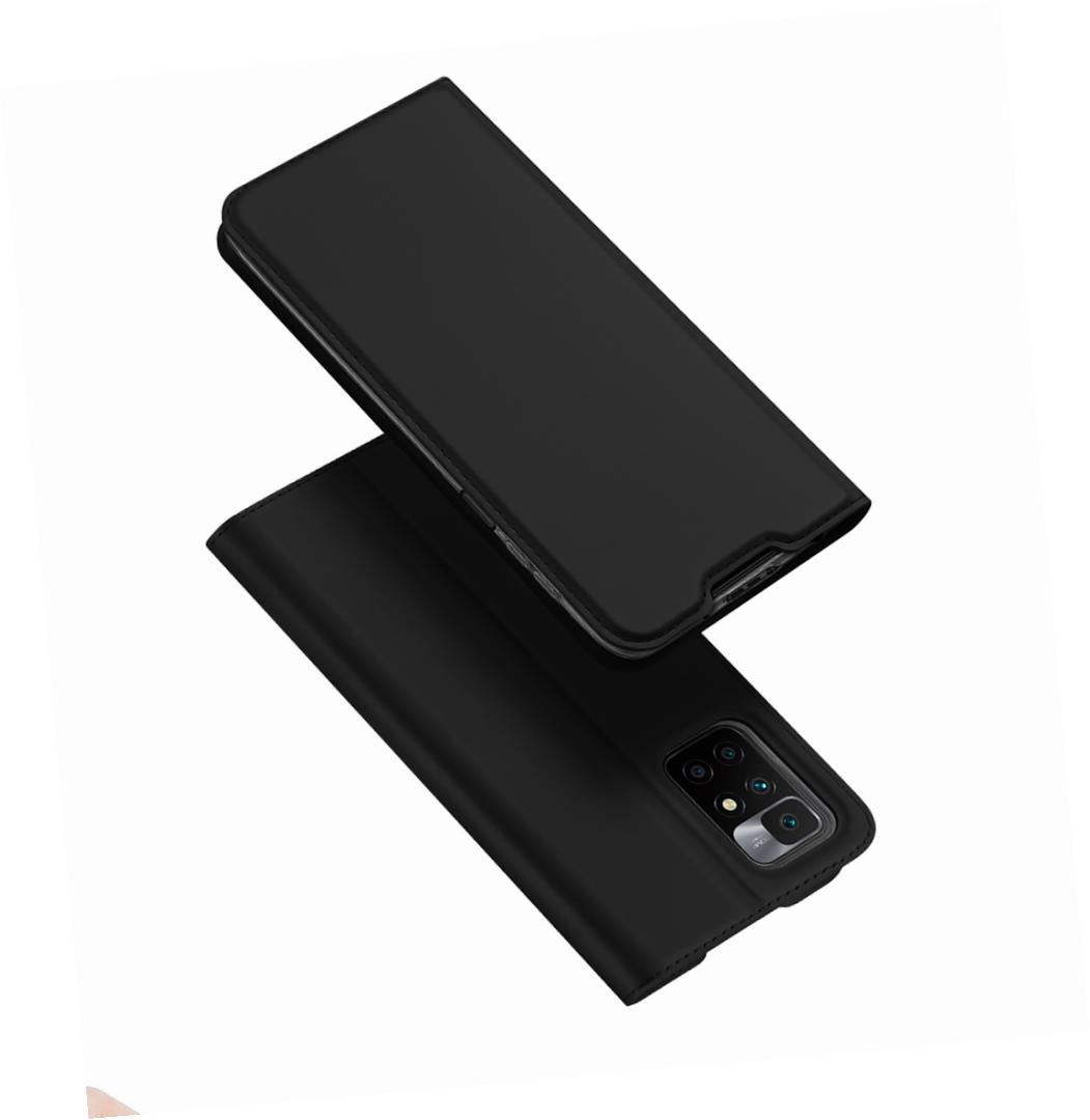 Etui zamykane z klapk� i magnesem Dux Ducis Skin Pro czarny Xiaomi Redmi 10