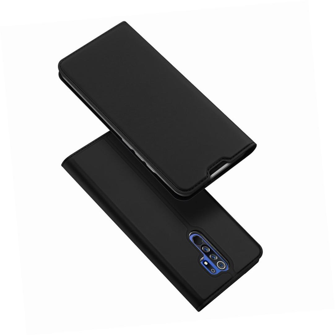 Etui zamykane z klapk� i magnesem Dux Ducis Skin Pro czarny Xiaomi Redmi 9