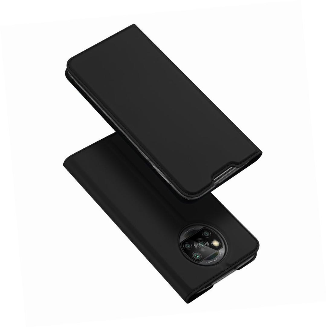 Etui zamykane z klapk� i magnesem Dux Ducis Skin Pro czarny Xiaomi Redmi 9T