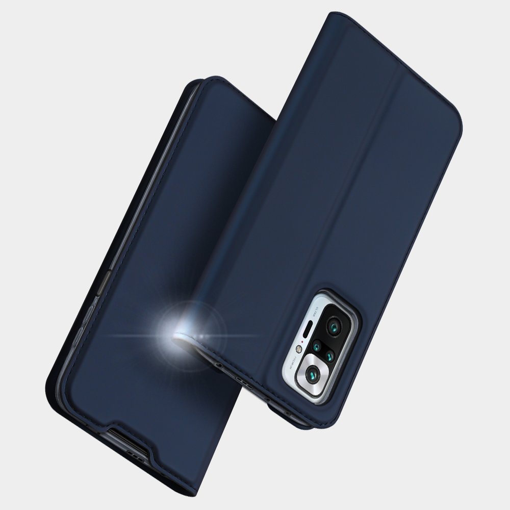 Etui zamykane z klapk� i magnesem Dux Ducis Skin Pro czarny Xiaomi Redmi Note 10 Pro / 12