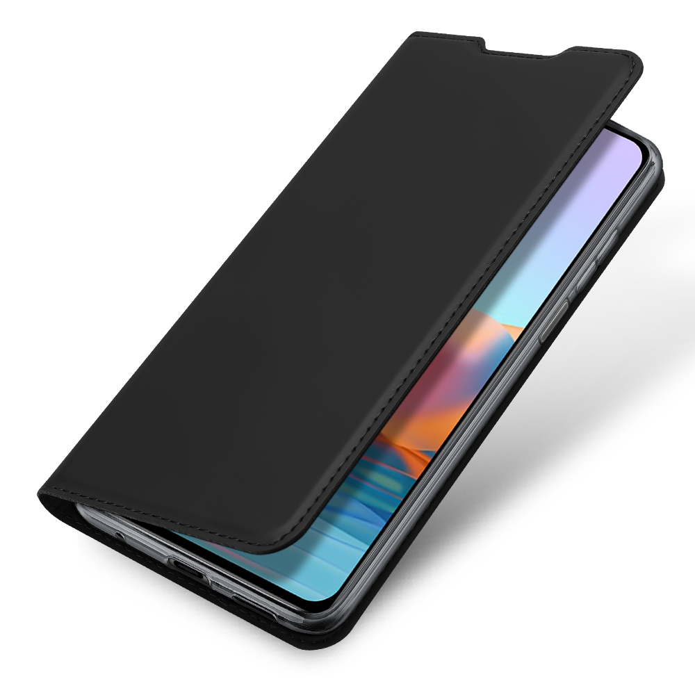 Etui zamykane z klapk� i magnesem Dux Ducis Skin Pro czarny Xiaomi Redmi Note 10 Pro / 4