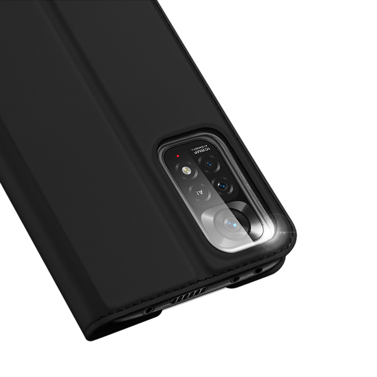 Etui zamykane z klapk i magnesem Dux Ducis Skin Pro czarny Xiaomi Redmi Note 11 Pro+ 5G / 2