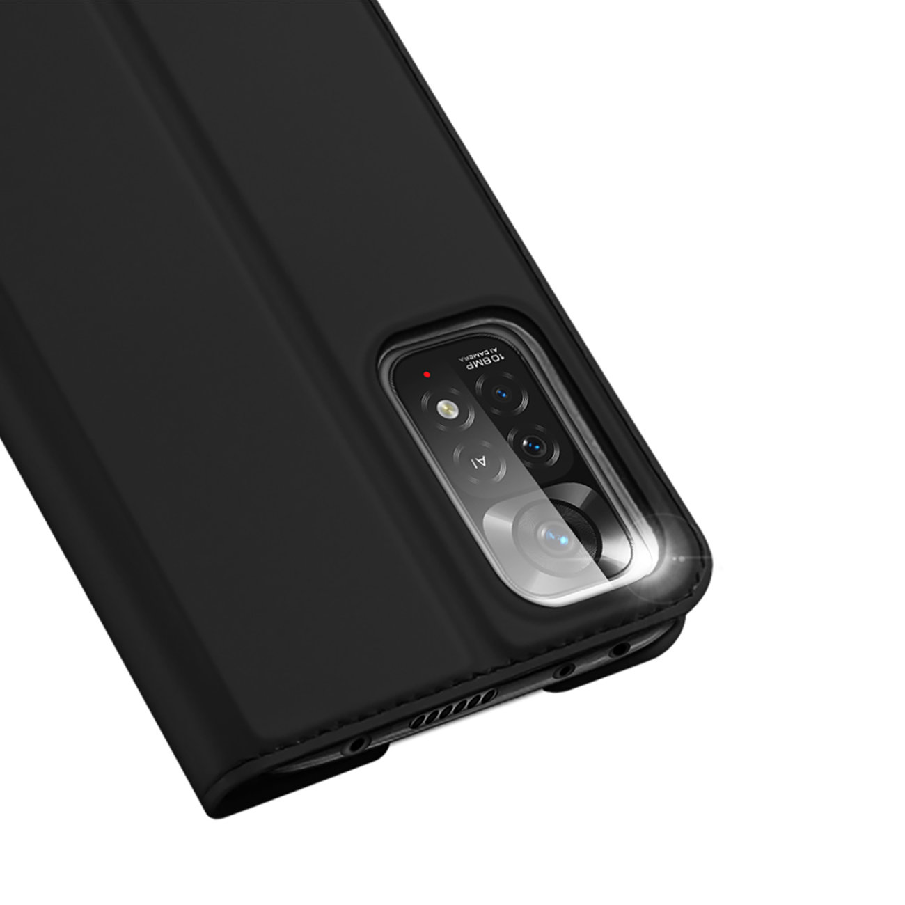 Etui zamykane z klapk� i magnesem Dux Ducis Skin Pro czarny Xiaomi Redmi Note 11 Pro+ 5G / 2