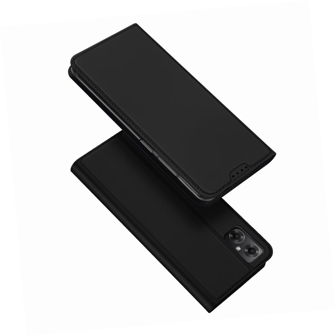 Etui zamykane z klapk� i magnesem Dux Ducis Skin Pro czarny Xiaomi Redmi Note 11E