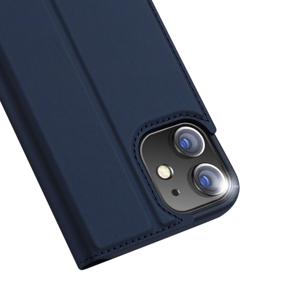 Etui zamykane z klapk i magnesem Dux Ducis Skin Pro niebieski Apple iPhone 12 Mini / 3