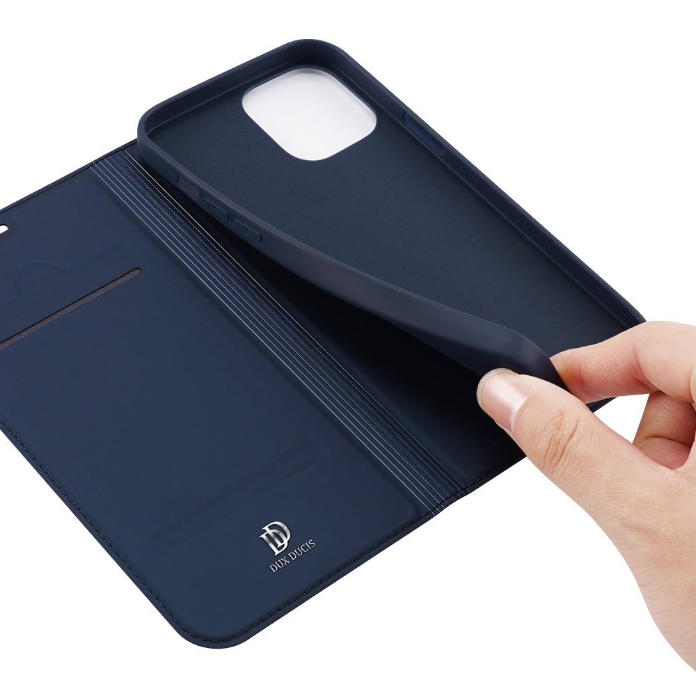 Etui zamykane z klapk i magnesem Dux Ducis Skin Pro niebieski Apple iPhone 12 Mini / 9