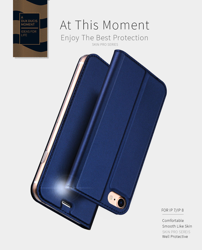 Etui zamykane z klapk i magnesem Dux Ducis Skin Pro niebieski Apple iPhone 12 Mini / 12