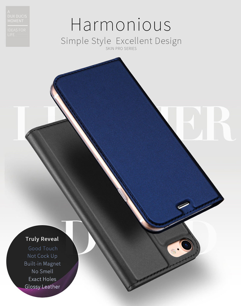 Etui zamykane z klapk i magnesem Dux Ducis Skin Pro niebieski Apple iPhone 12 Mini / 7