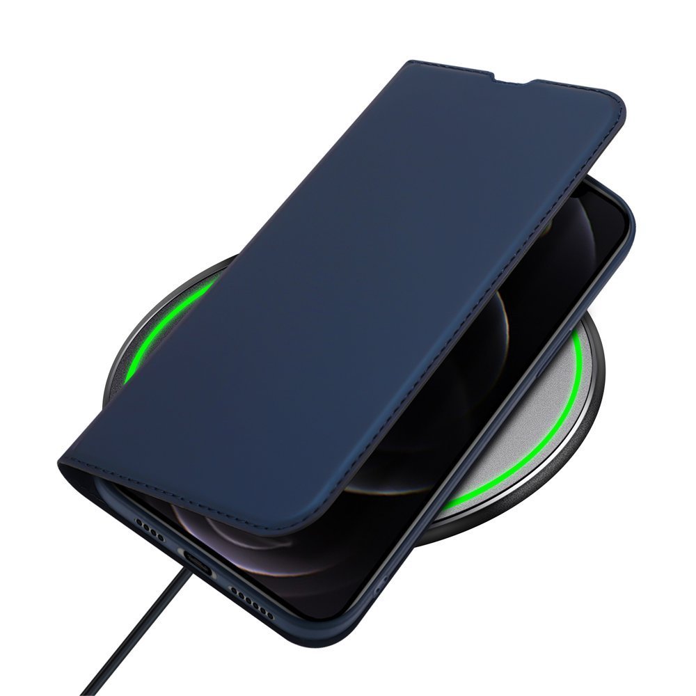 Etui zamykane z klapk� i magnesem Dux Ducis Skin Pro niebieski Apple iPhone 13 Pro Max / 6