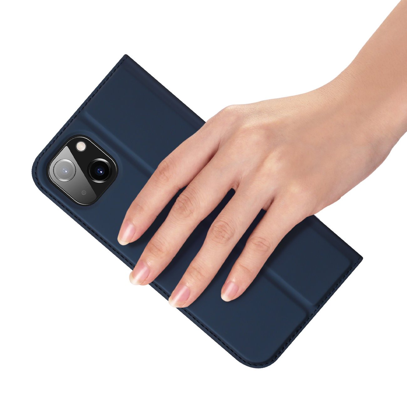 Etui zamykane z klapk i magnesem Dux Ducis Skin Pro niebieski Apple iPhone 14 Max / 5