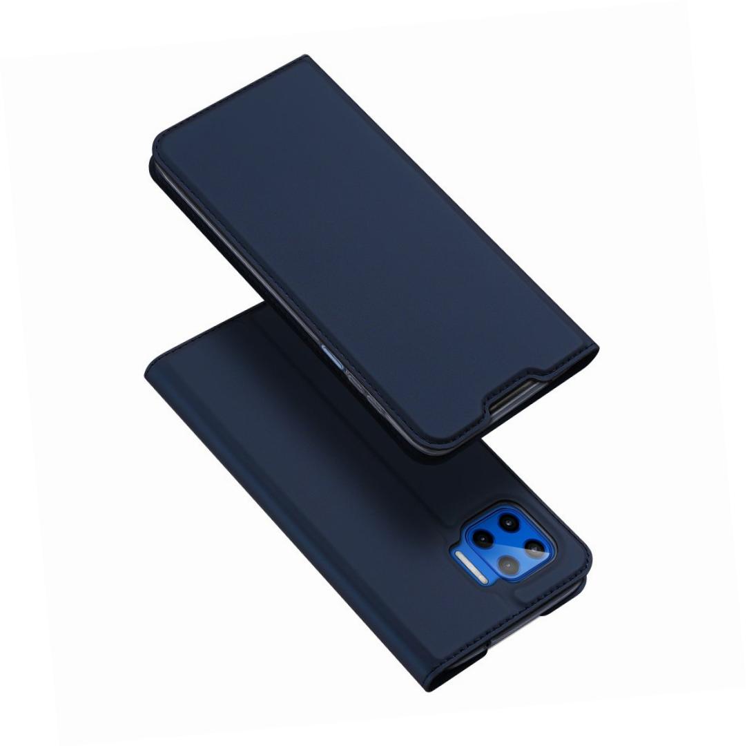 Etui zamykane z klapk� i magnesem Dux Ducis Skin Pro niebieski Motorola Moto G 5G Plus