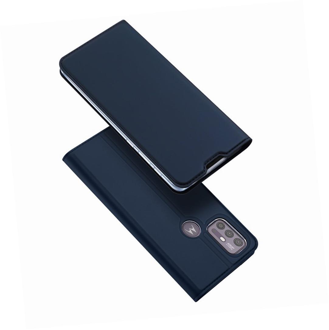 Etui zamykane z klapk i magnesem Dux Ducis Skin Pro niebieski Motorola Moto G30