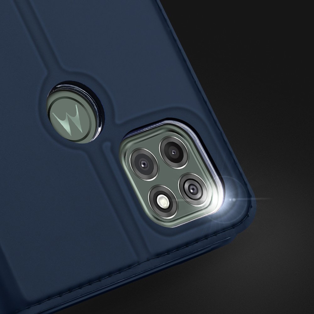 Etui zamykane z klapk i magnesem Dux Ducis Skin Pro niebieski Motorola Moto G9 Power / 12