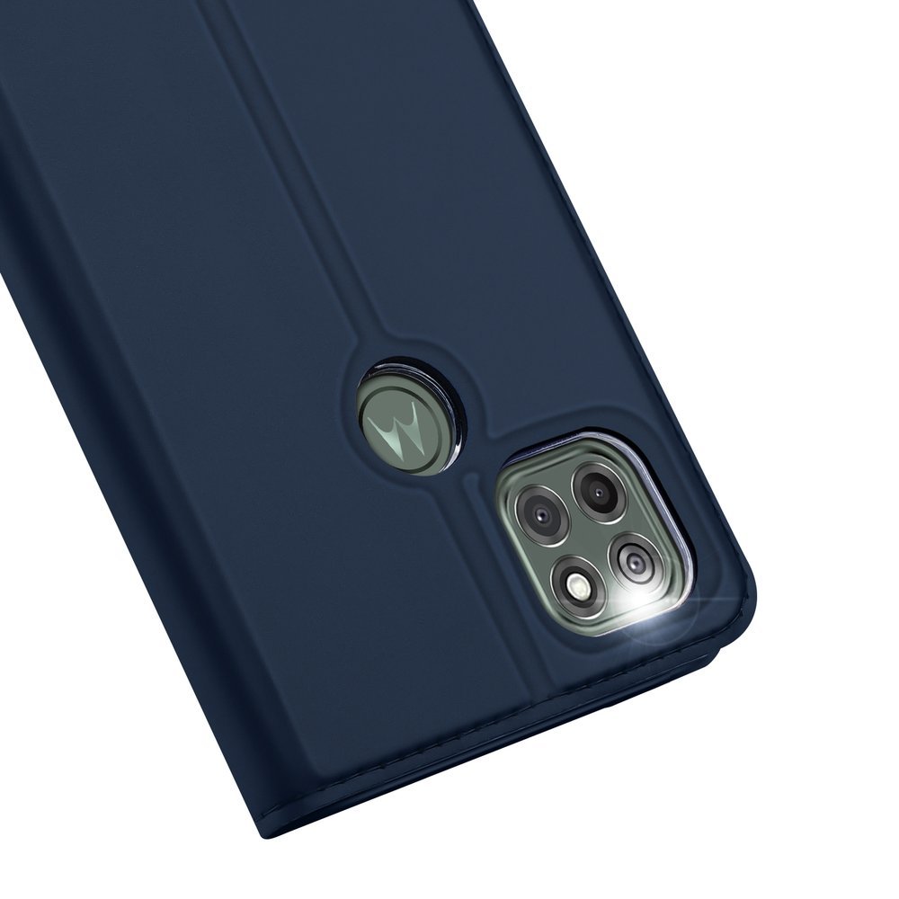 Etui zamykane z klapk i magnesem Dux Ducis Skin Pro niebieski Motorola Moto G9 Power / 3