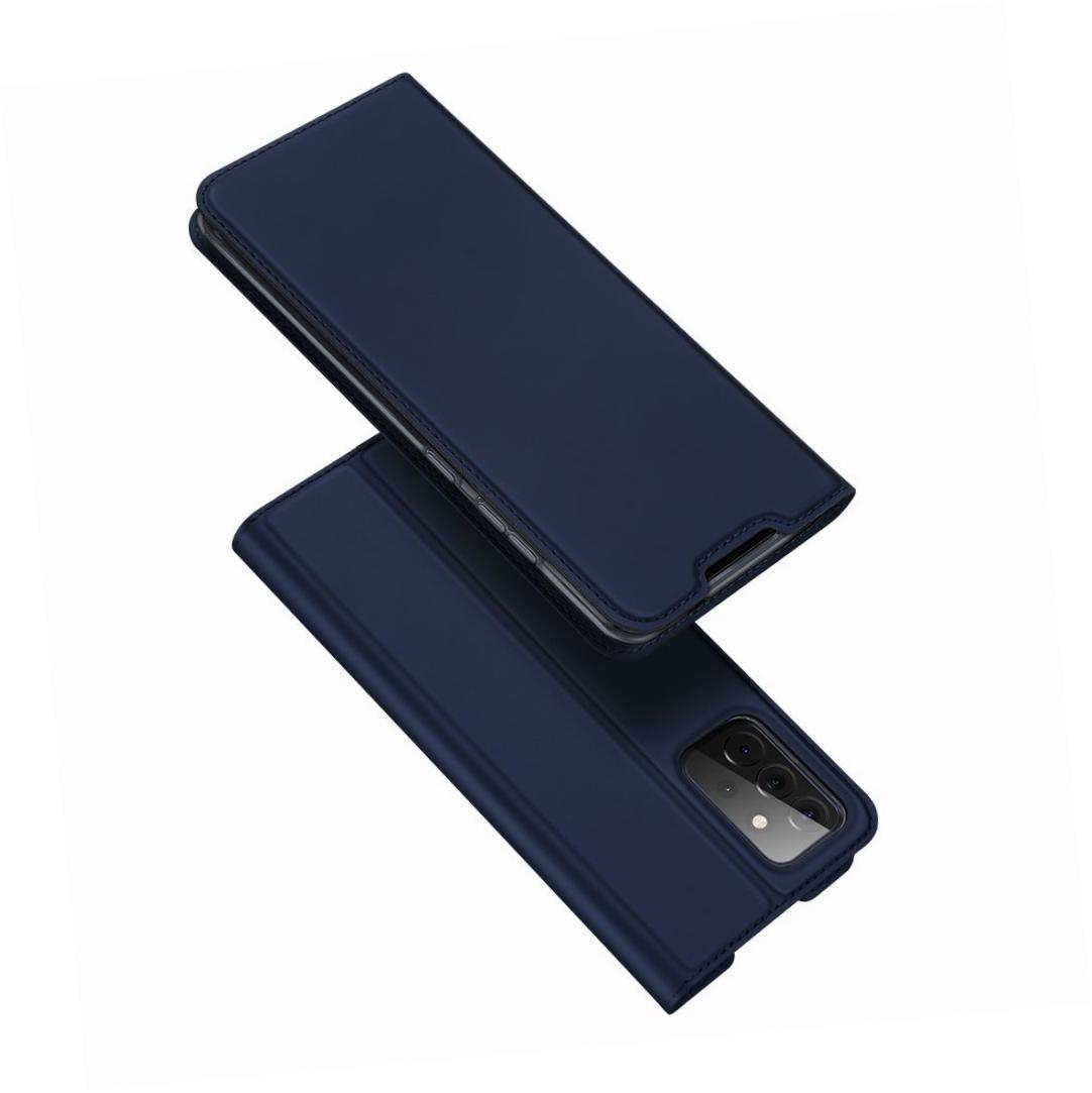 Etui zamykane z klapk� i magnesem Dux Ducis Skin Pro niebieski Samsung A72 4G
