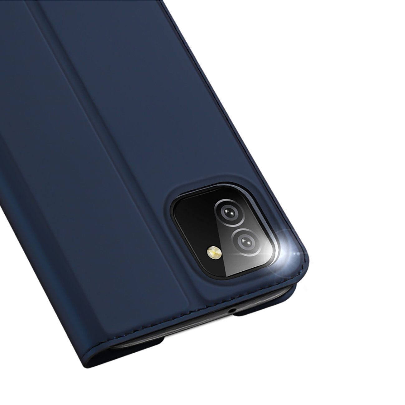 Etui zamykane z klapk i magnesem Dux Ducis Skin Pro niebieski Samsung Galaxy A03 / 3