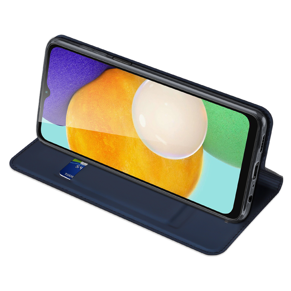 Etui zamykane z klapk� i magnesem Dux Ducis Skin Pro niebieski Samsung Galaxy A13 5G / 4