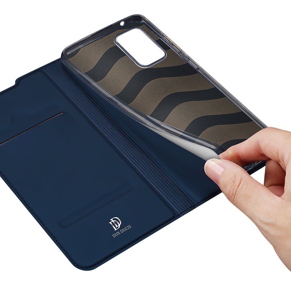 Etui zamykane z klapk i magnesem Dux Ducis Skin Pro niebieski Samsung Galaxy A52s / 7