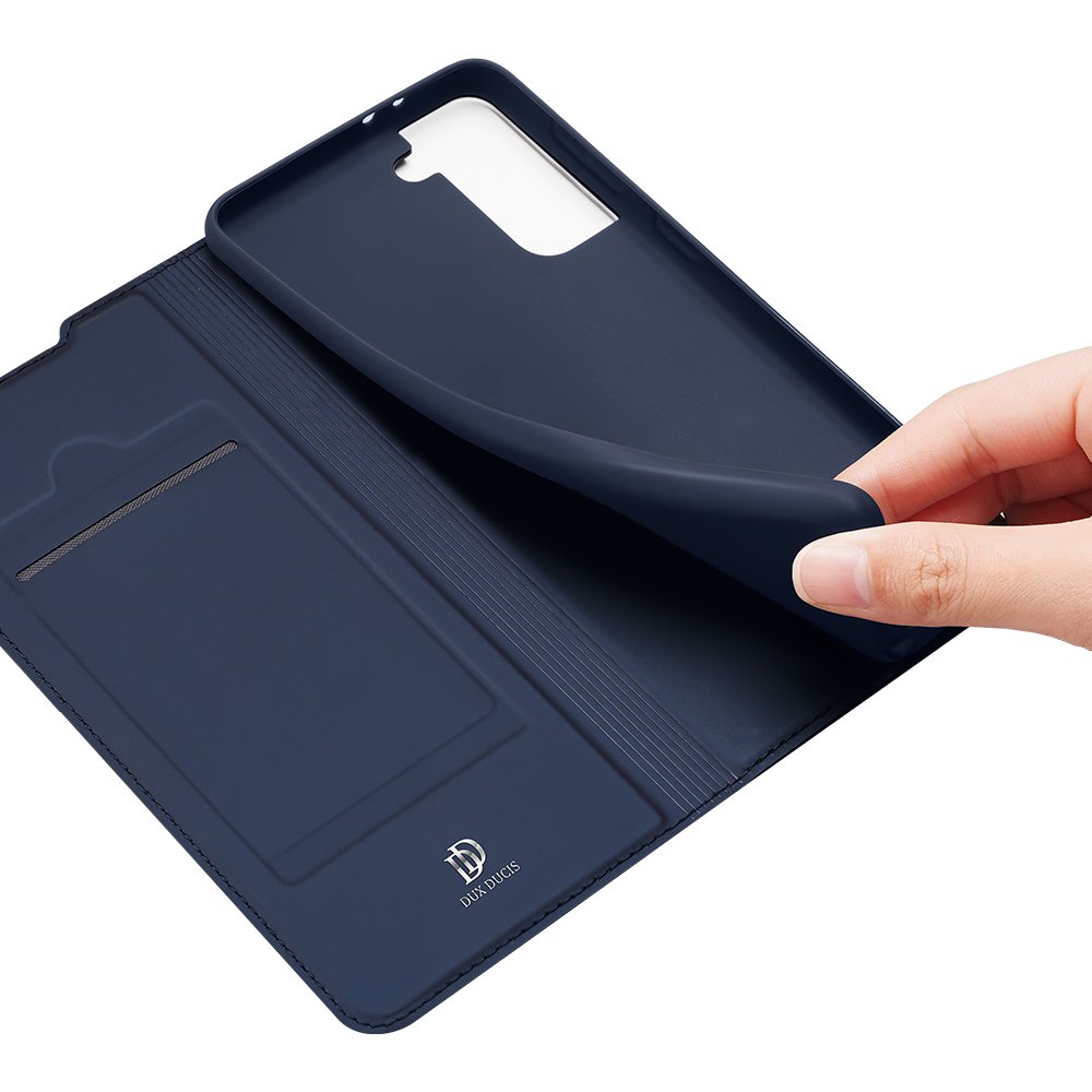 Etui zamykane z klapk i magnesem Dux Ducis Skin Pro niebieski Samsung Galaxy S21+ 5G / 4