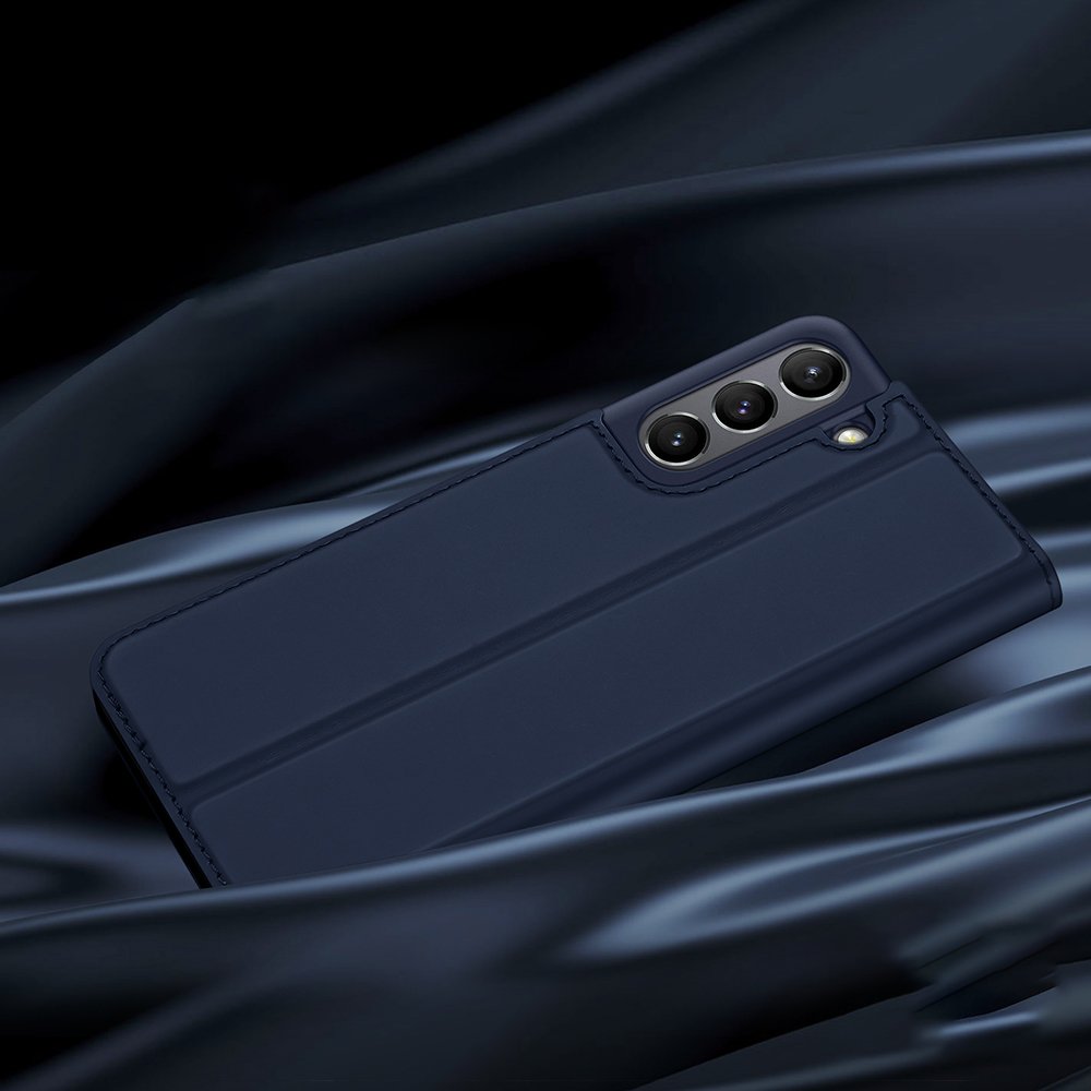 Etui zamykane z klapk� i magnesem Dux Ducis Skin Pro niebieski Samsung Galaxy S21 FE 5G / 11