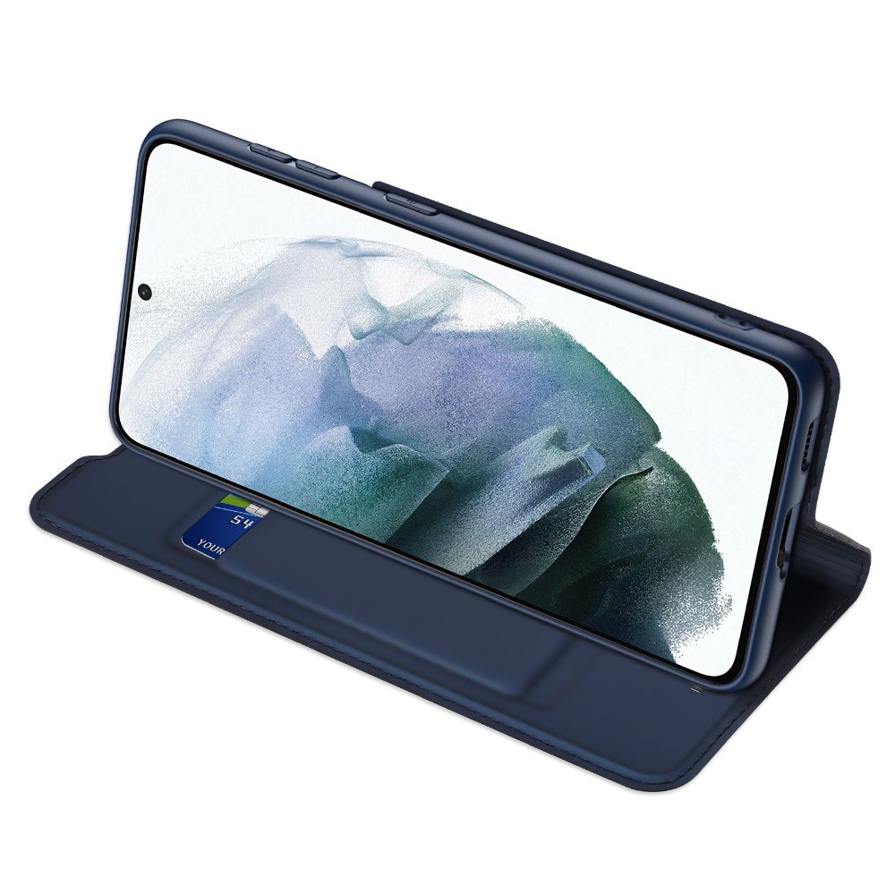 Etui zamykane z klapk i magnesem Dux Ducis Skin Pro niebieski Samsung Galaxy S21 FE 5G / 6