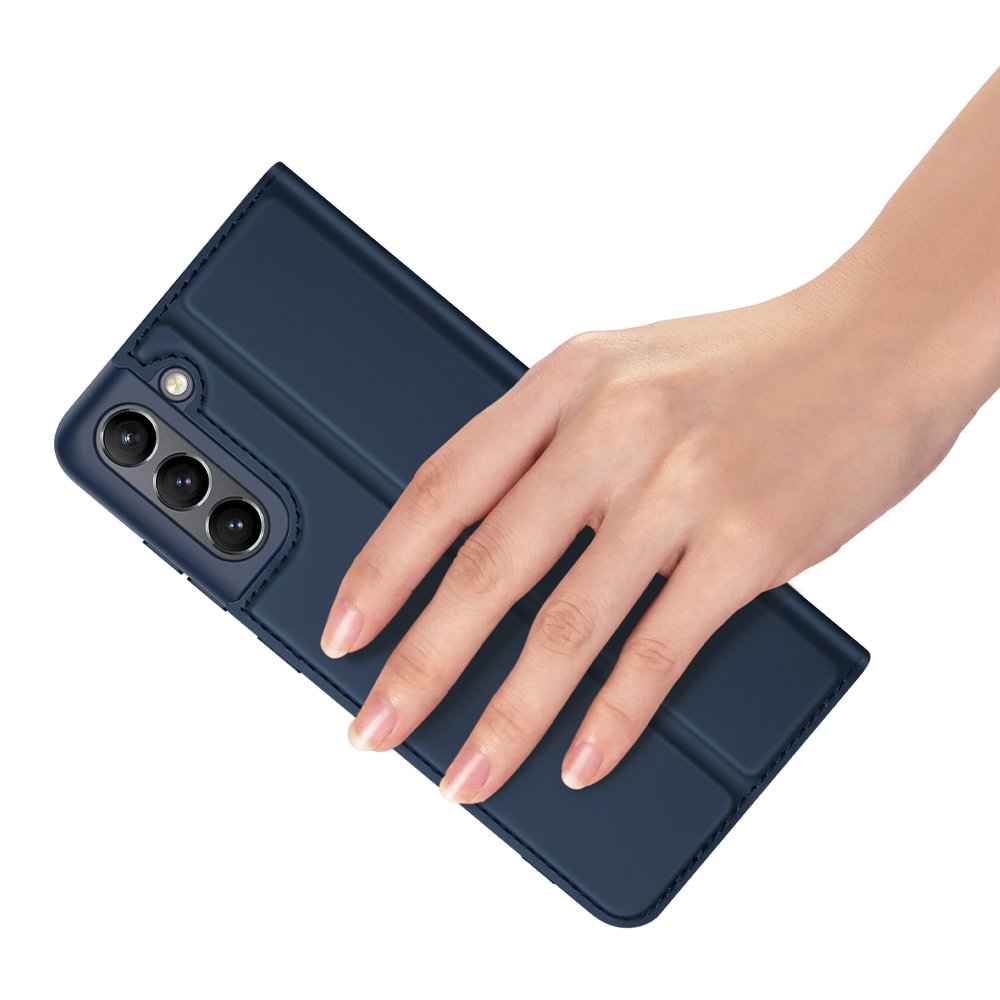 Etui zamykane z klapk i magnesem Dux Ducis Skin Pro niebieski Samsung Galaxy S21 FE 5G / 8