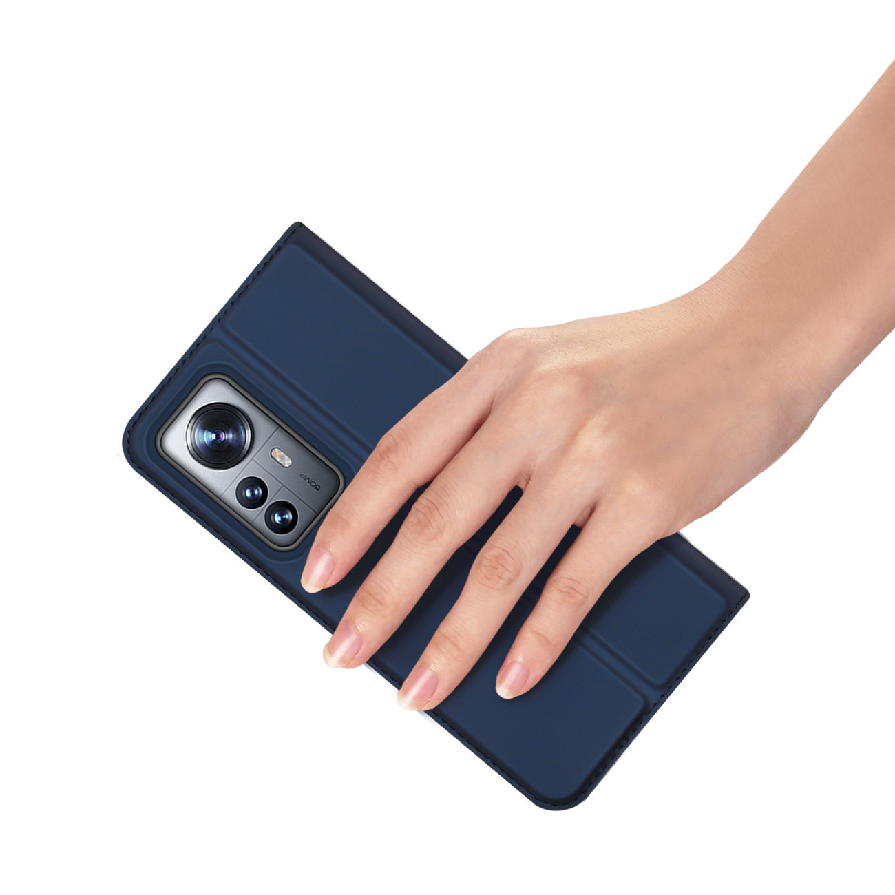 Etui zamykane z klapk i magnesem Dux Ducis Skin Pro niebieski Xiaomi 12 Pro / 8