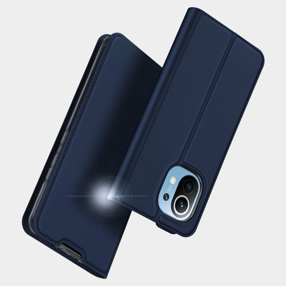 Etui zamykane z klapk� i magnesem Dux Ducis Skin Pro niebieski Xiaomi Mi 11 / 12