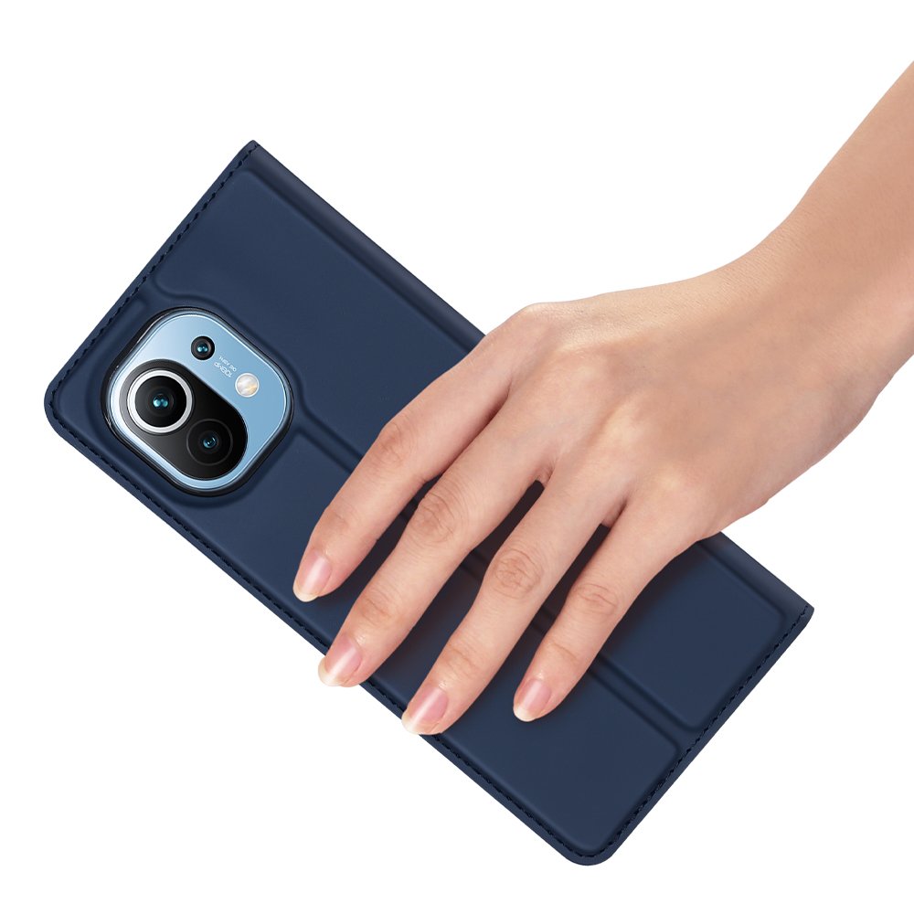 Etui zamykane z klapk i magnesem Dux Ducis Skin Pro niebieski Xiaomi Mi 11 / 8