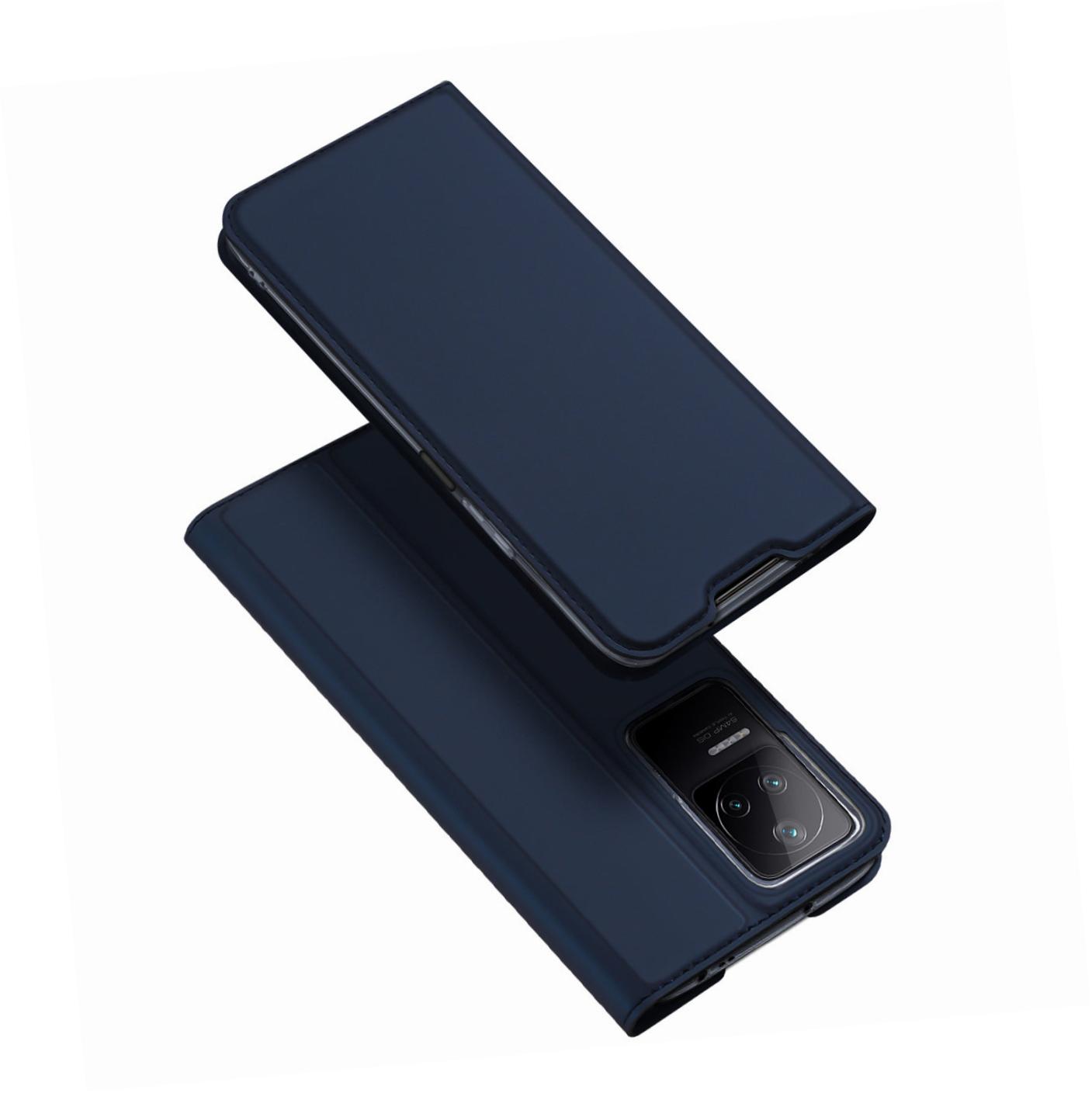 Etui zamykane z klapk� i magnesem Dux Ducis Skin Pro niebieski Xiaomi POCO F4 5G