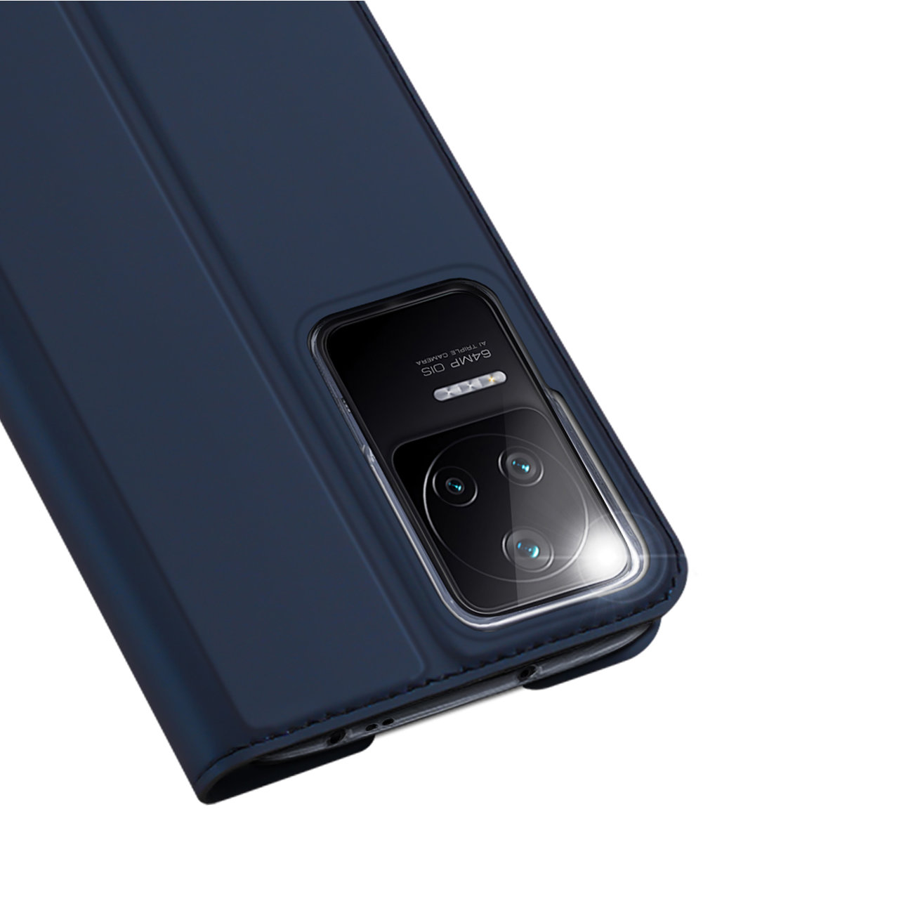 Etui zamykane z klapk i magnesem Dux Ducis Skin Pro niebieski Xiaomi POCO F4 5G / 3
