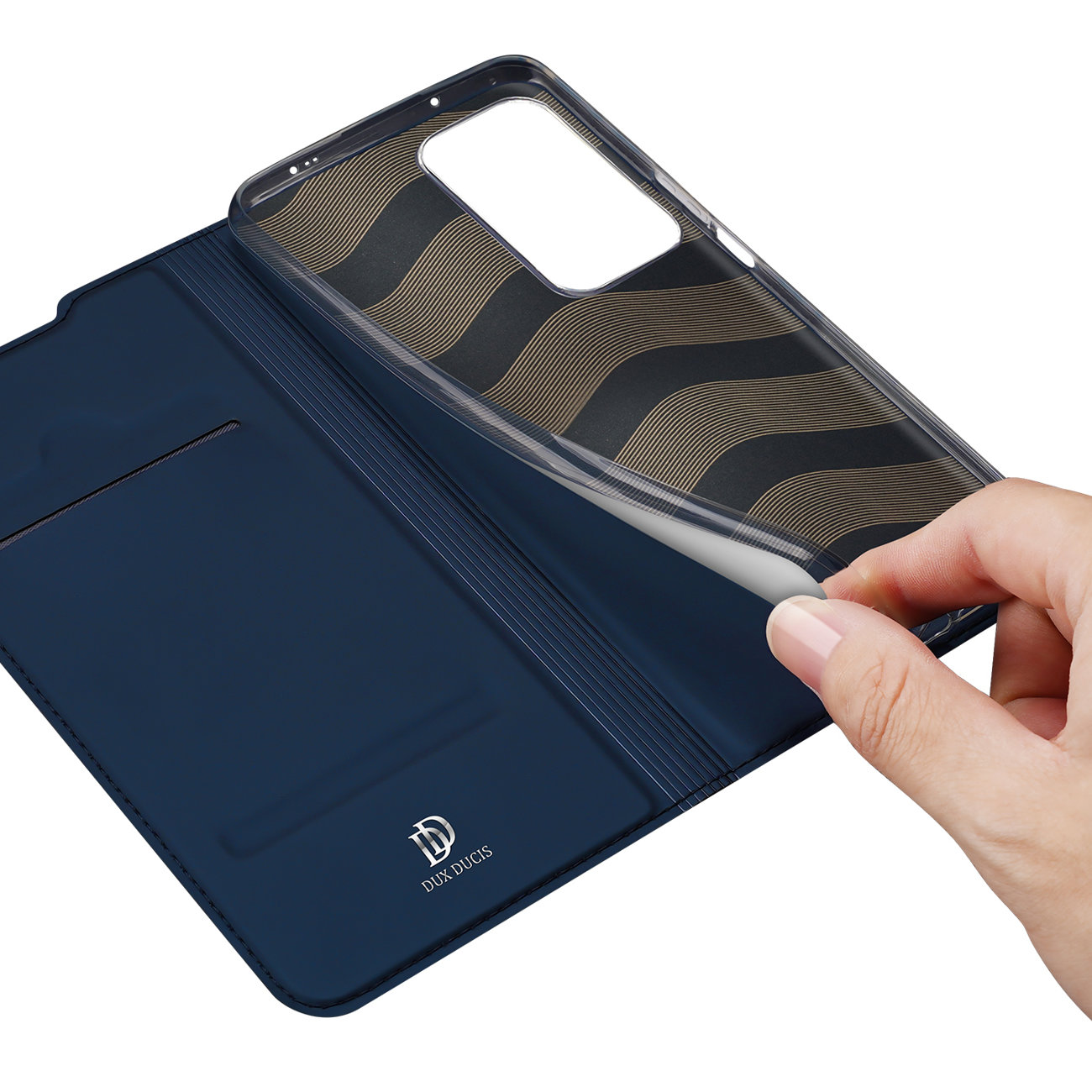 Etui zamykane z klapk i magnesem Dux Ducis Skin Pro niebieski Xiaomi POCO F4 5G / 8