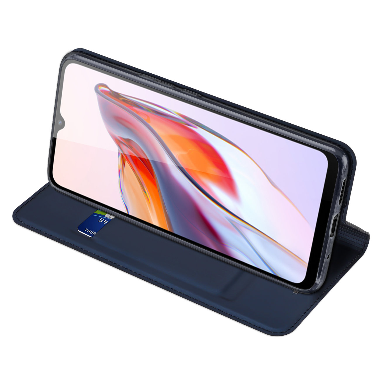 Etui zamykane z klapk� i magnesem Dux Ducis Skin Pro niebieski Xiaomi Redmi 11a / 6