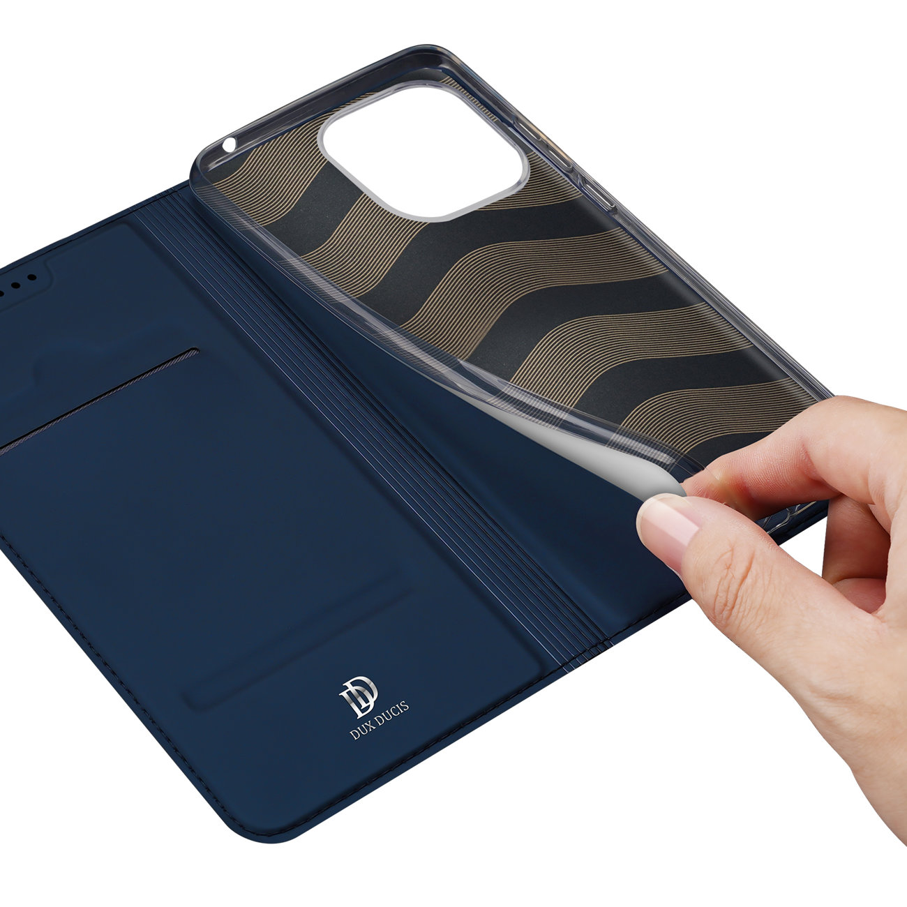 Etui zamykane z klapk i magnesem Dux Ducis Skin Pro niebieski Xiaomi Redmi 11a / 8