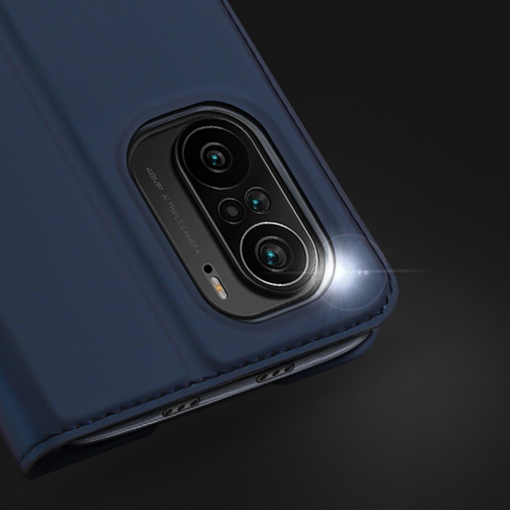 Etui zamykane z klapk� i magnesem Dux Ducis Skin Pro niebieski Xiaomi Redmi K40 / 11