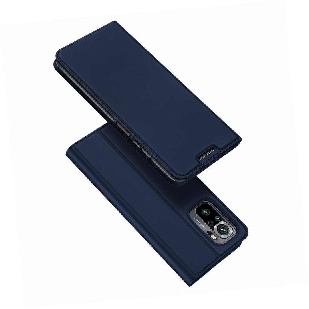 Etui zamykane z klapk� i magnesem Dux Ducis Skin Pro niebieski Xiaomi Redmi Note 10