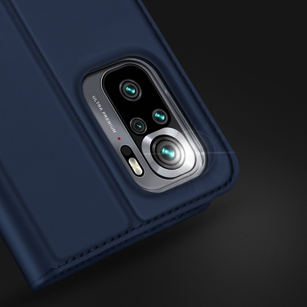 Etui zamykane z klapk i magnesem Dux Ducis Skin Pro niebieski Xiaomi Redmi Note 10 / 11