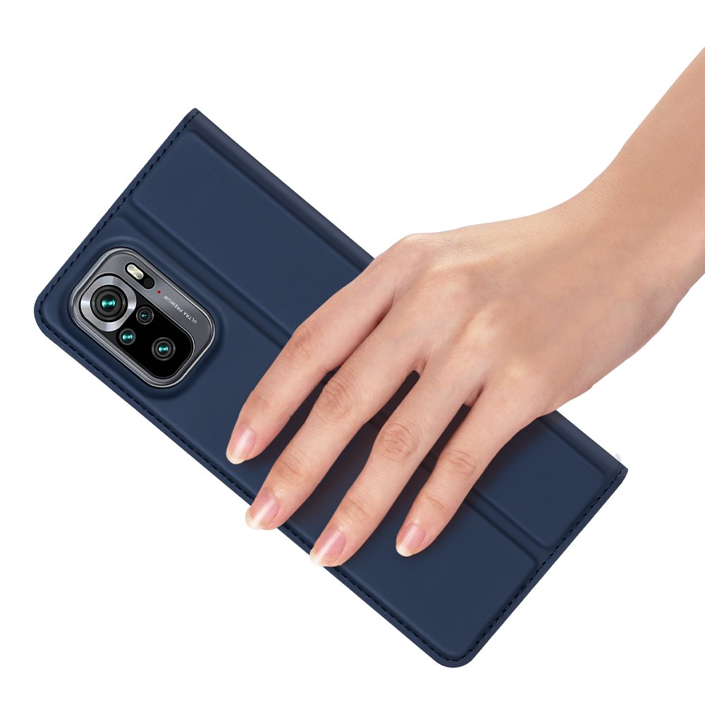 Etui zamykane z klapk i magnesem Dux Ducis Skin Pro niebieski Xiaomi Redmi Note 10 / 7