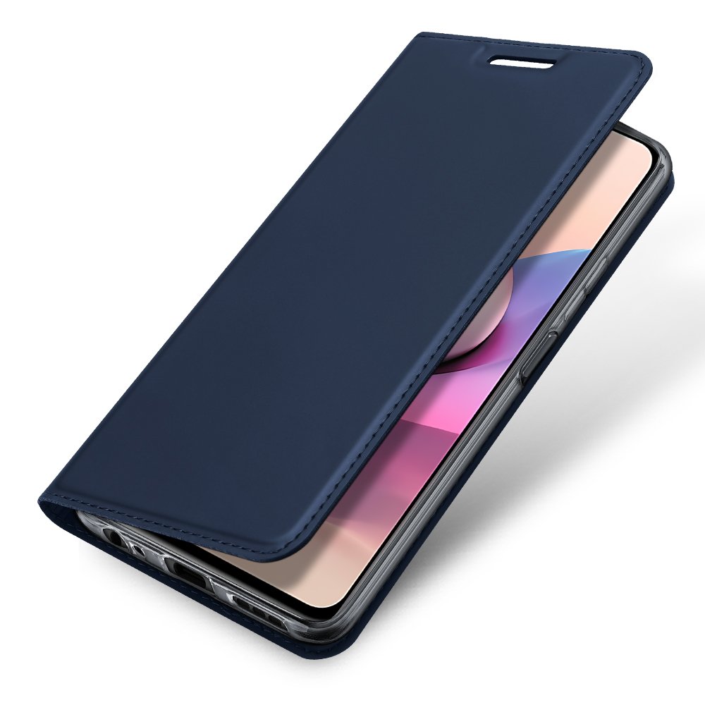 Etui zamykane z klapk� i magnesem Dux Ducis Skin Pro niebieski Xiaomi Redmi Note 10S / 4