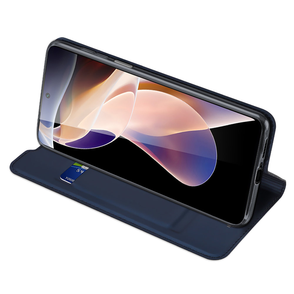 Etui zamykane z klapk� i magnesem Dux Ducis Skin Pro niebieski Xiaomi Redmi Note 11 Pro+ 5G / 6