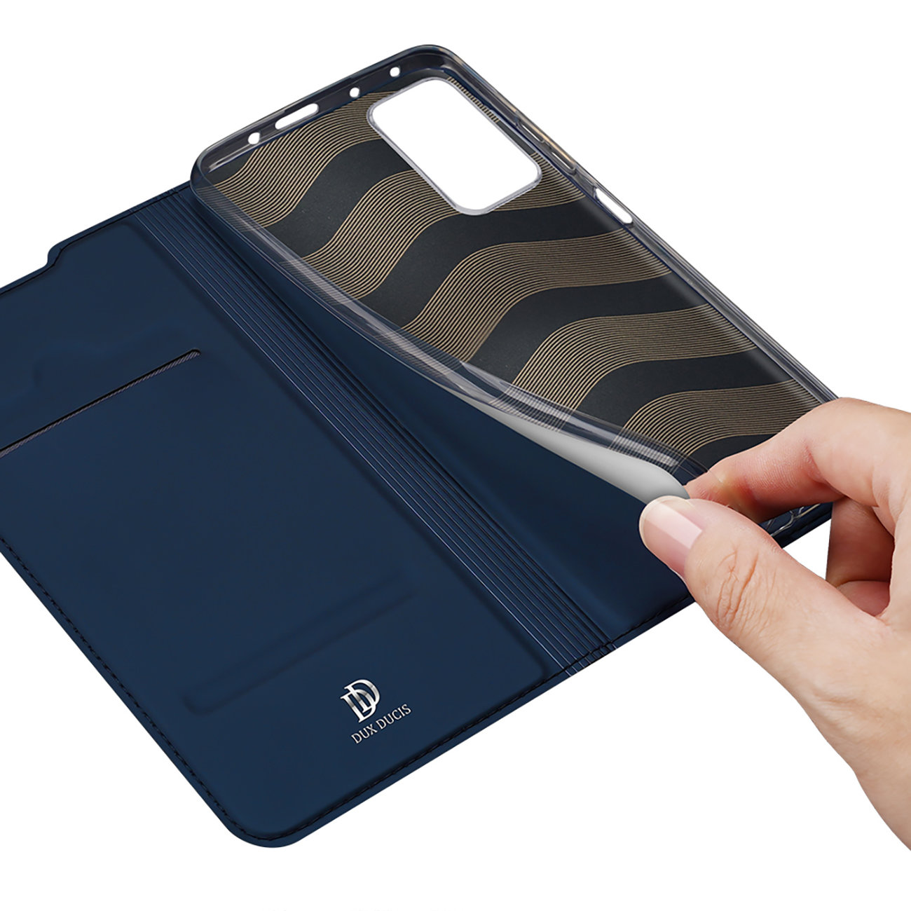 Etui zamykane z klapk i magnesem Dux Ducis Skin Pro niebieski Xiaomi Redmi Note 11 Pro 5G / 9